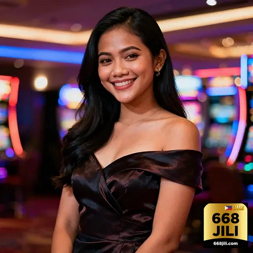 668jili casino host smiling